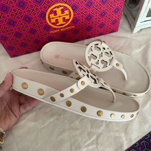 New 🦋 Tory Burch cloud coin miller ivory